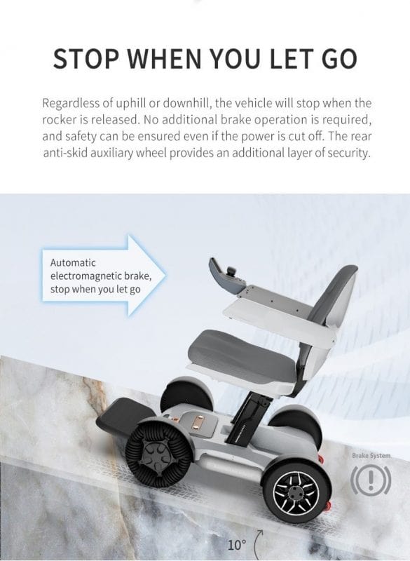 Gilani SMART-WC Auto-Folding All-Terrain Smart Electric Wheelchair - gallery 7