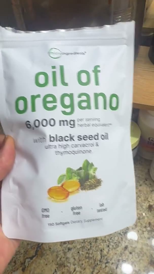 Oil of Oregano with Black Seed Oil Softgels, 2-Pack detail 4