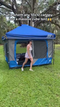 E-Z UP Camping Cube 10-Foot Canopy Tent Conversion Kit product view