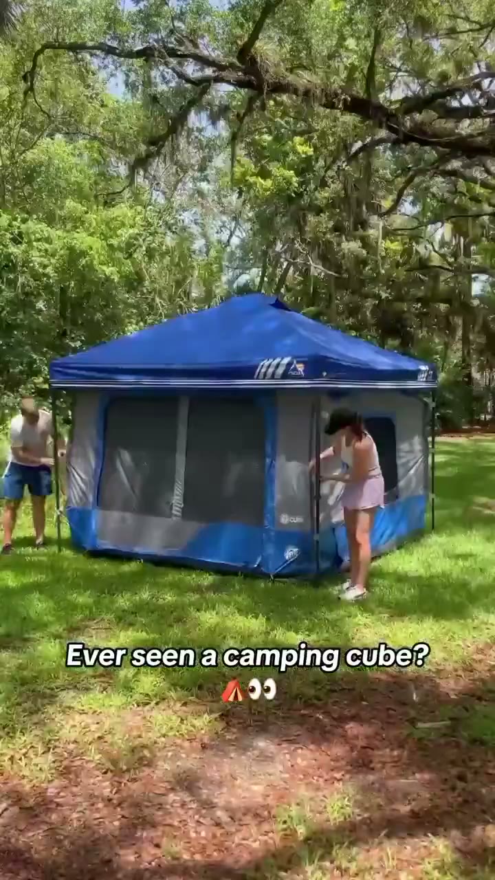 E-Z UP Camping Cube 10-Foot Canopy Tent Conversion Kit detail 1