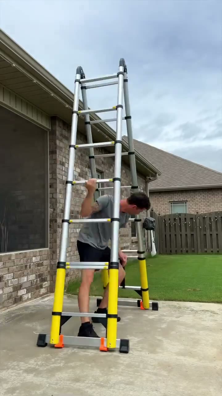 Multi-Position Telescoping A-Frame Ladder detail 2