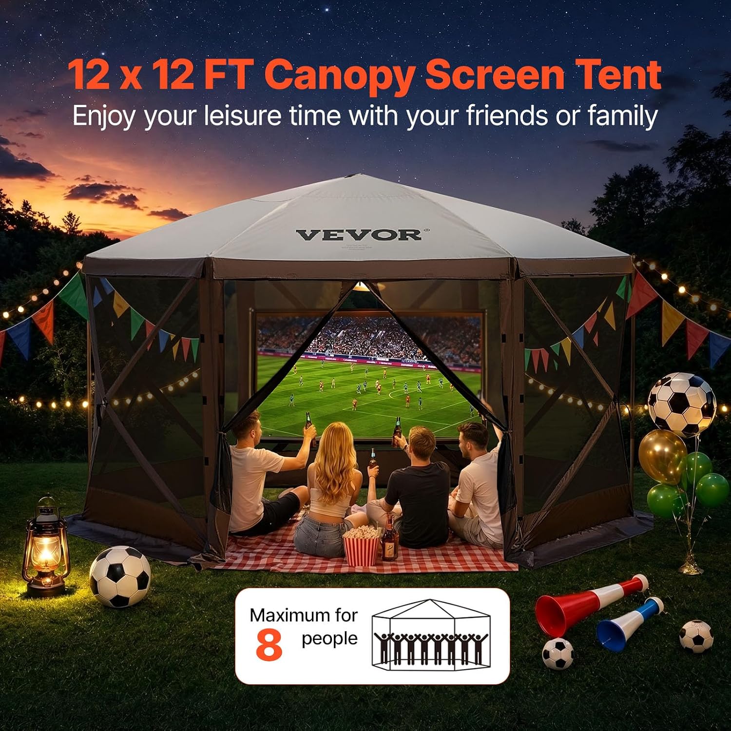 VEVOR 12 x 12 ft pop-up gazebo exact gallery 02