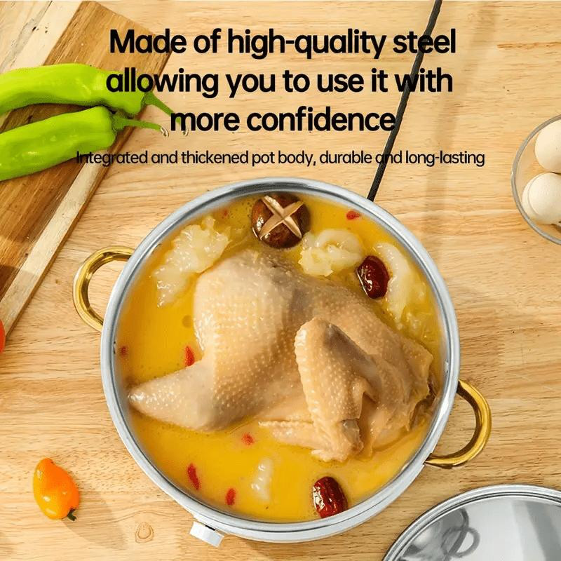 5-Piece Stainless Steel Cookware Set with Glass Lids - gallery 5