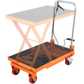 VEVOR 330 lb Hydraulic Lift Table Cart, 28.5 in Single-Scissor - gallery 1